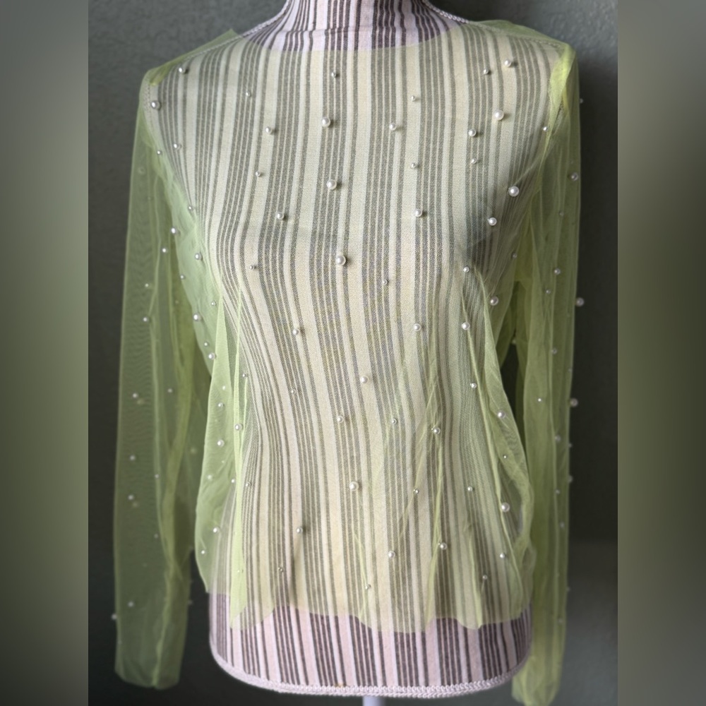 Neon Pearls Top - Picture 8 of 9